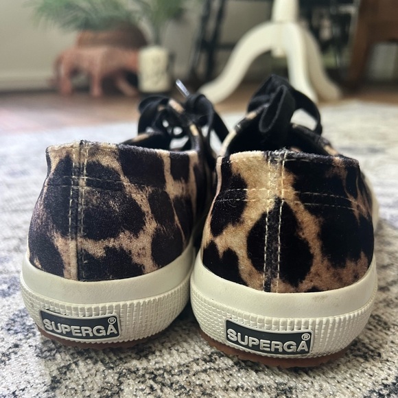 Superga Velvet Leopard Sneakers - Picture 8 of 8